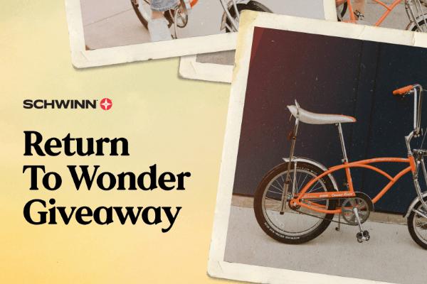 Schwinn Return to Wonder Giveaway
