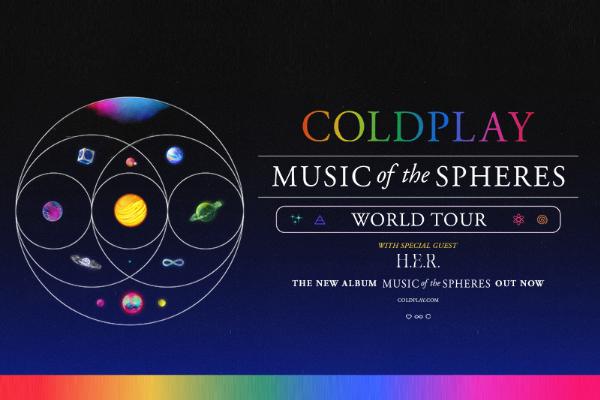 COLDPLAY: Win Free Tickets for Music of Spheres Sweepstakes