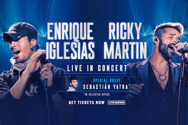 Enrique Iglesias & Ricky Martin Live Siriusxm Sweepstakes