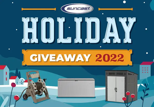 Suncast Holiday Giveaway 2022: Win Free Storage Shed