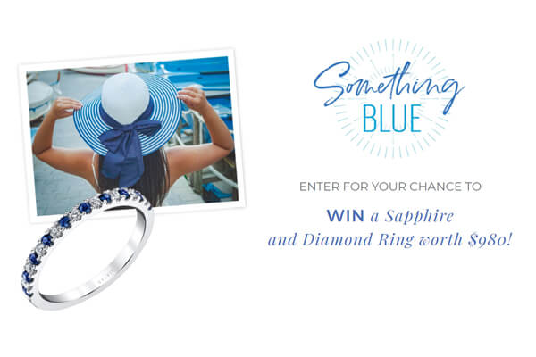 Sylvie Collection Something Blue Sapphire Band Contest