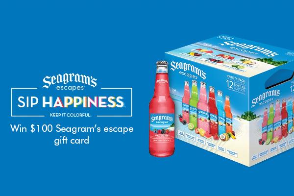 Win $100 Seagram’s Escapes Gift Card (10 Winners)