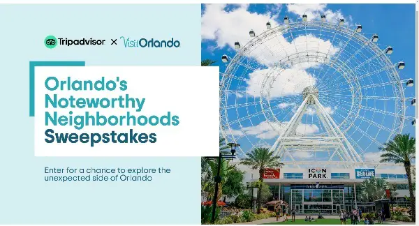TripAdvisor Visit Orlando Sweepstakes: Win a Trip (3 Winners)