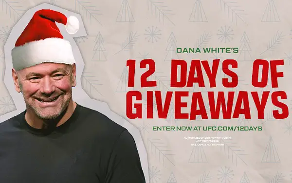 UFC 12 Days of Giveways: Win a Free Trip to Abu Dhabi, Motorcycle, WWE Experience & More (Daily Prizes)