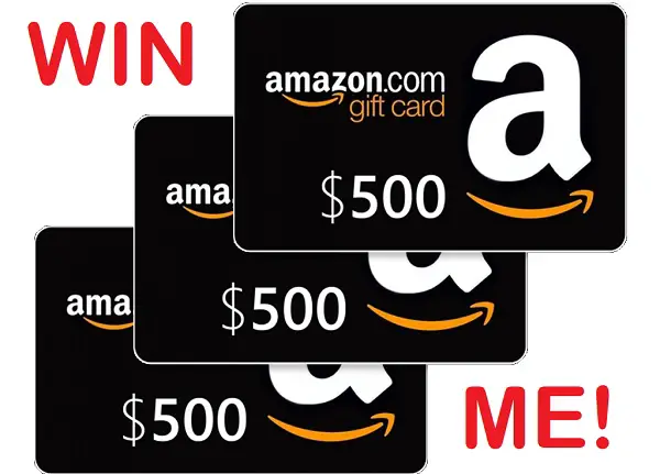 Win $500 Amazon Cards Giveaway