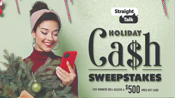 Holiday Cash Sweepstakes: Win a $500 American Express Gift Card
