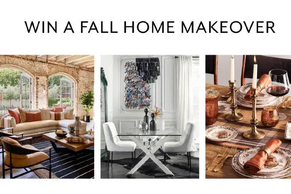 Win $4500 Fall Home Makeover Giveaway