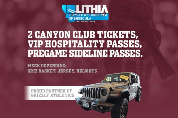 Montana Lithia Dodge 2021 Gameday Sweepstakes