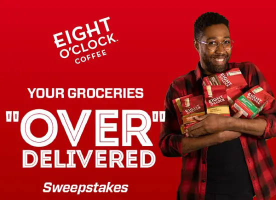 Eight O’Clock: $1000 Grocery Sweepstakes