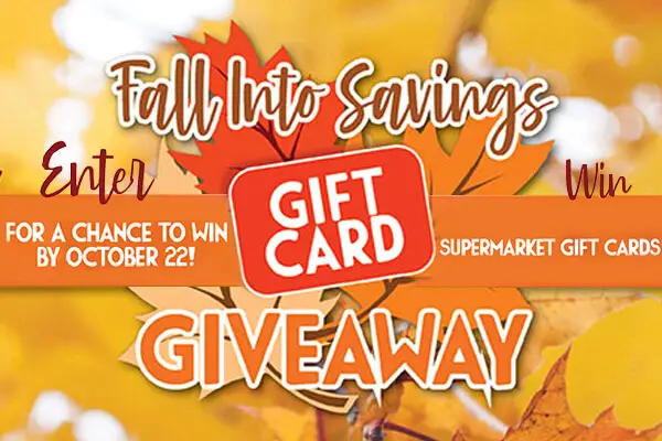 Fall into Savings Gift Card Giveaway