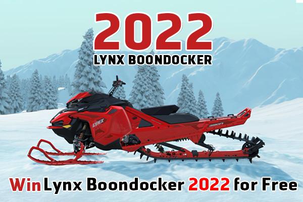 Win a New 2022 Lynx Boondocker with TOBE Outerwear