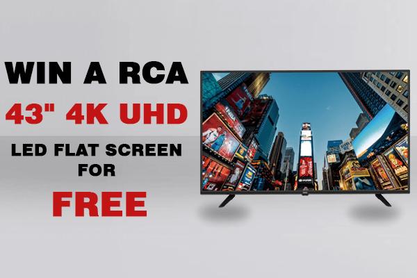 Win a RCA 4k LED TV for Free