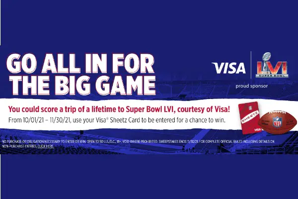 Visa 2021 NFL Sweepstakes: Win Super Bowl Tickets 2022