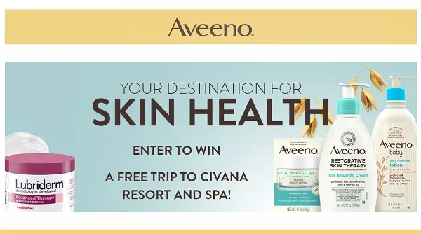Win a Free Trip to Civana Resorts in Aveeno Skin Therapy Sweepstakes