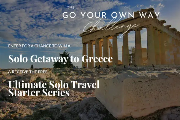 Go your Own Way Challenge Sweepstakes - Win a trip to Greece for Free