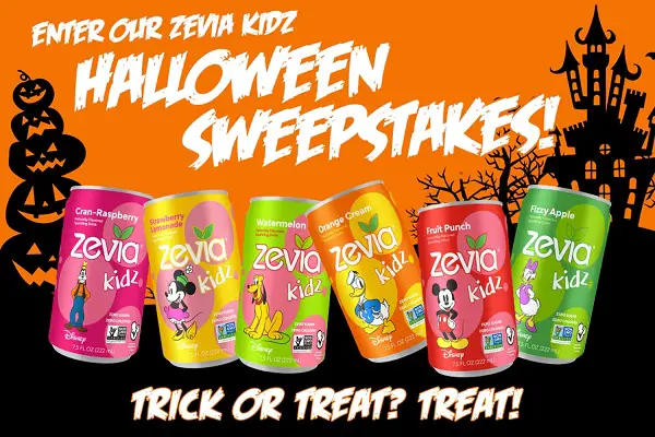 Zevia Halloween Sweepstakes: Win year’s supply of  Zevia Kidz