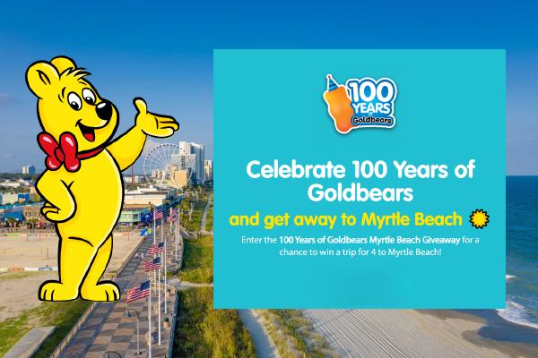 100 Years of Goldbears Myrtle Beach Giveaway