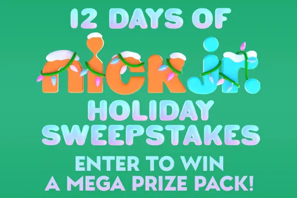 12 Days of Nick Jr. Second Chance Holiday Sweepstakes: Win A Nickelodeon Prize Pack