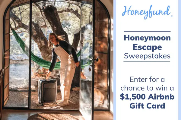 Honeyfund Honeymoon Sweepstakes: Win $1,500 Free Gift Card