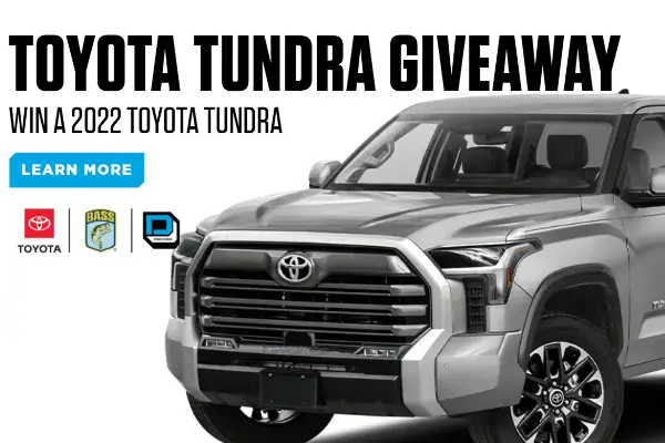 Bassmaster 2022 Toyota Tundra Truck Giveaway