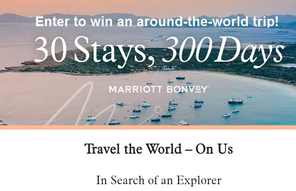 Marriott 30 Stays 300 Days TikTok Contest: Win Trips & Rewards (10 Winners)