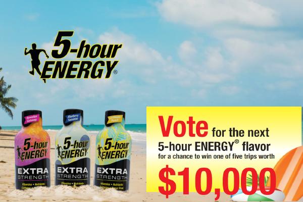 5-hour Energy Flavor Vote Sweepstakes