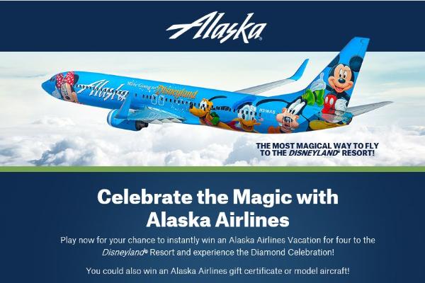 Alaska Airlines x Happiest Place on Earth Sweepstakes