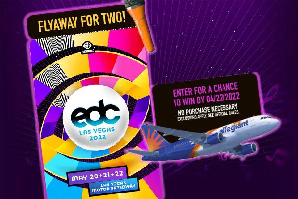 Allegiant Las Vegas Festival Flyaway Sweepstakes: Win a Trip to EDC Las Vegas
