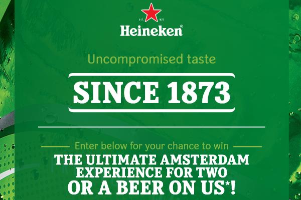 Heineken Ultimate Amsterdam Experience Giveaway