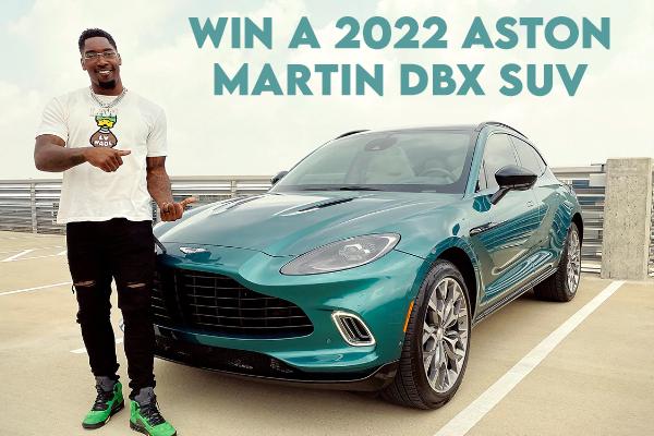 Win a 2022 Aston Martin DBX SUV