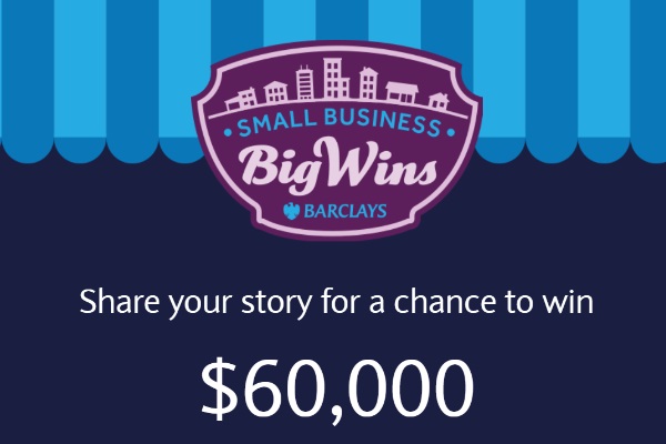 Barclays Small Business Big Wins 2022 Contest: Win Cash Up To $60,000 (60 Winners)