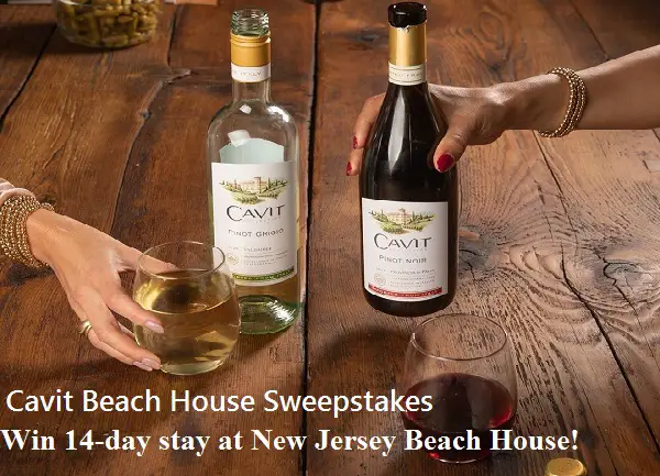 Cavit New Jersey Beach House Vacation Giveaway