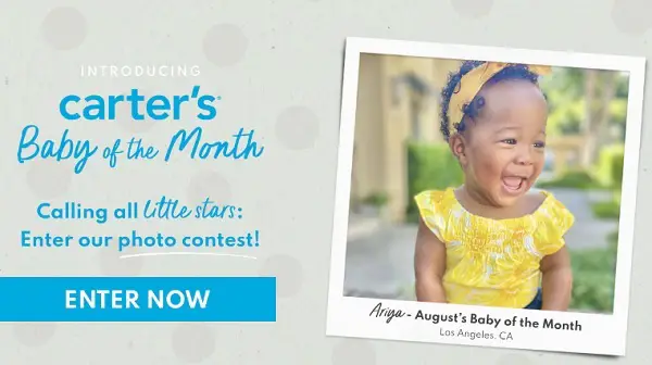 Carter’s Baby Photo Contest: Win a Free Photoshoot & Lifetime Suppy of Baby Products