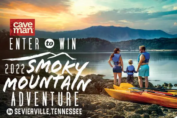 Caveman Foods Adventure in the Smokies Sweepstakes: Win a Trip to Sevierville