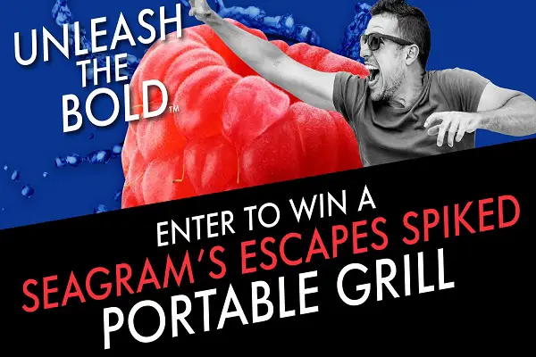 Seagram's Escapes Spiked Portable Charcoal Grill Sweepstakes