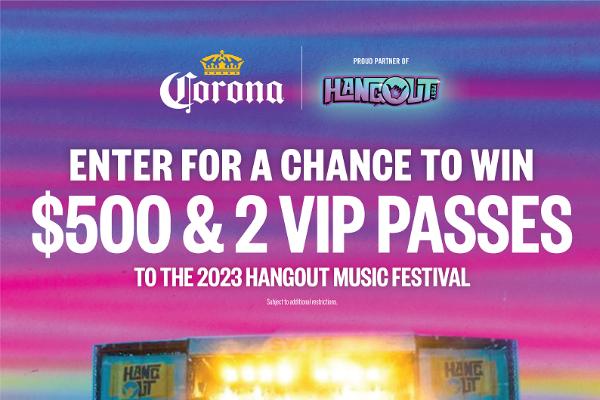 Corona Hangout Music Festival Sweepstakes