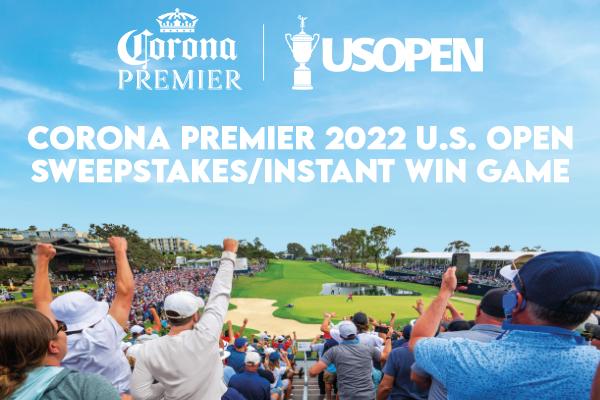 Corona Golf 2022 U.S. Open Instant Win Game Sweepstakes