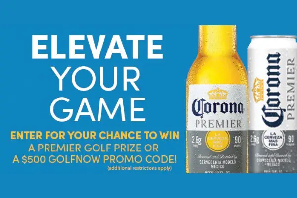 Corona Premier Sweepstakes: Win Free Tickets & GolfNow Gift Card (Monthly Prizes)
