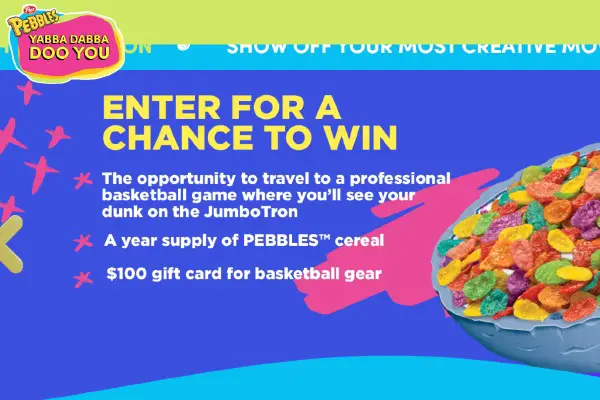 Create with Pebbles Video Contest: Win Game Tickets & A Year’s Supply of Cereal