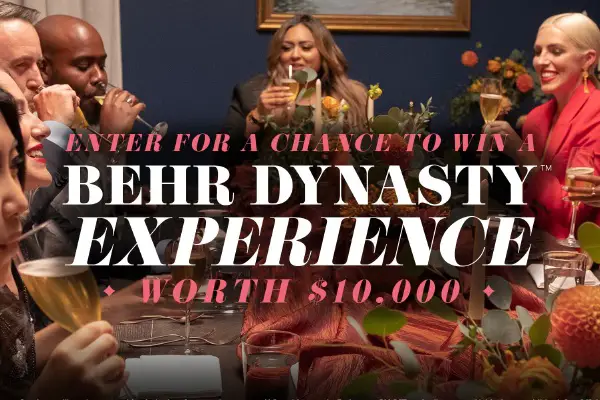 BEHR Dynasty Dinner Party Sweepstakes: Win Free Meal Or $5,000 Cash (6 Winners)