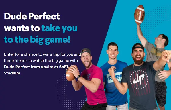 Dude Perfect Super Bowl 2022 Sweepstakes