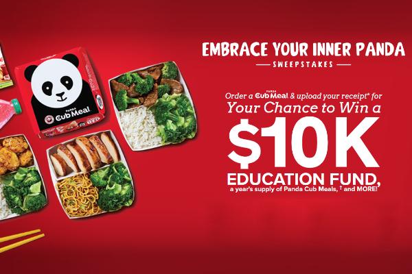 Embrace Your Inner Panda Sweepstakes: Win $10k Education Fund