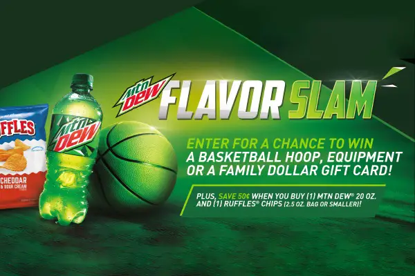 2022 MTN Dew Flavor Slam Sweepstakes: Win A Basketball Gear & $50 Gift Card (60+ Winners)