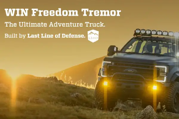 DiamondBack Ford Truck Giveaway 2022: Win a Tremor F-250 & $20,000 Cash