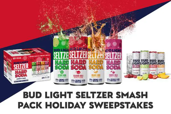Bud Light Seltzer Smash Pack Holiday Sweepstakes