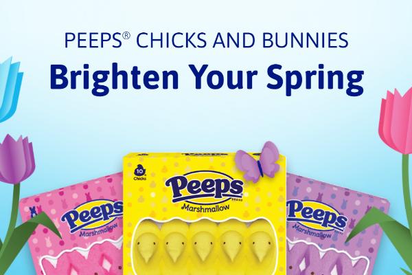 Win PEEPS Candy and Merchandise Gift Basket for Free