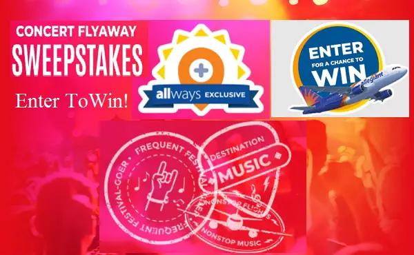 Allways Concert Tickets Giveaway: Win Tickets & Free Rewards Points
