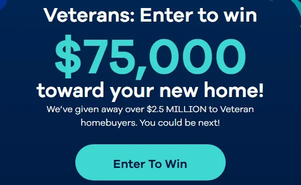 Veteran Homebuyer Sweepstakes 2026: Win $75,000 Toward a New Home