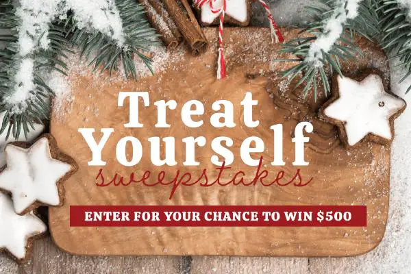 Treat Yourself Sweepstakes: Win $500 Cash