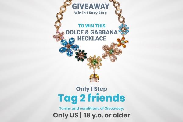 Dolce & Gabbana Free Necklace Giveaway